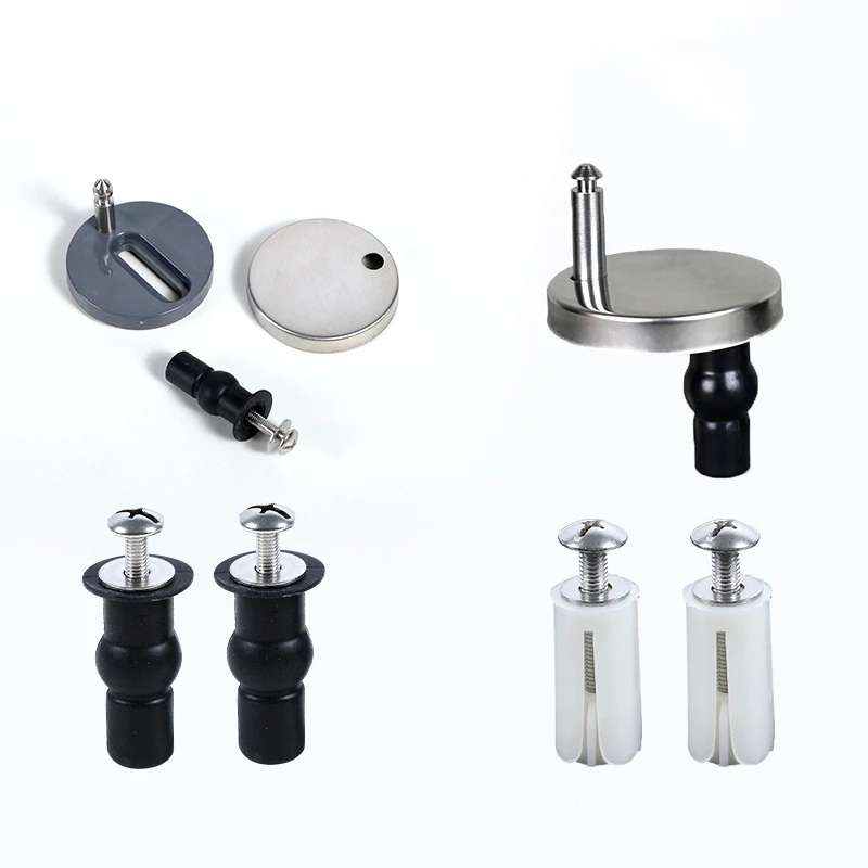 

Toilet Cover Fittings Screws Toilet Lid Cover Connectors bolts accessories Toilet Seat Mounting Bathroom Hardware Bath Fixturers