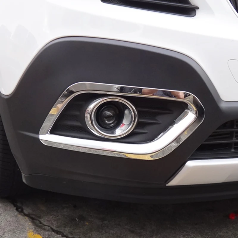 Для Buick Encore Opel/Vauxhall Mokka 2012 2013 хромированный передний противотуманный светильник, противотуманный светильник, декоративная накладка