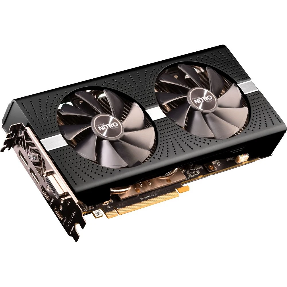 Видеокарта SAPPHIRE AMD Radeon RX 590 11289-02-20G NITRO+ RADEON RX 590 8G, 8Гб, GDDR5, Ret