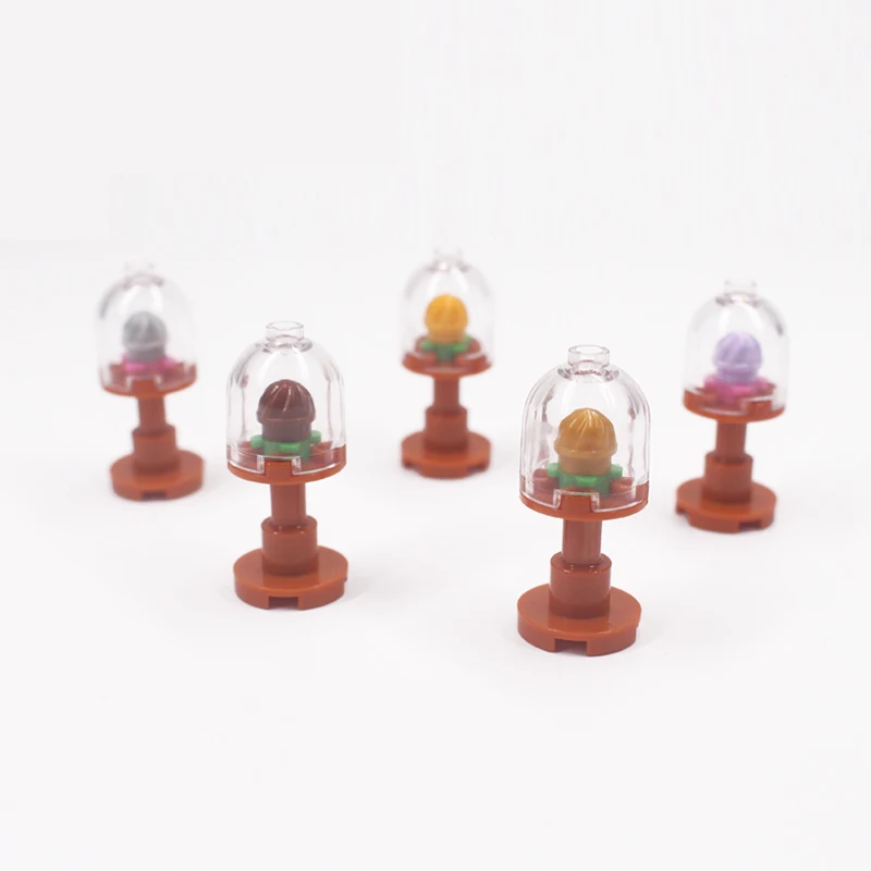 

Building Blocks Accessories Scene Decoration Small Ice Cream DIY Cake Display Stand Small Building Block Toys for Children