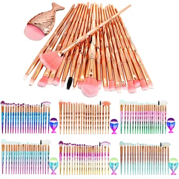 

NEW 1-21pcs Unicorn Professional Makeup Brushes For Makeup Brush Set Powder Foundation Blush Eyeshadow Eyebrow Kabuki Brush Kit