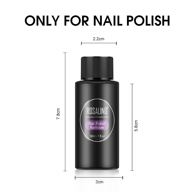ROSALIND Nail Polish Remover UV Gel Nail Polish Sticky Brush Restorer Degreaser Acrylic Liquid