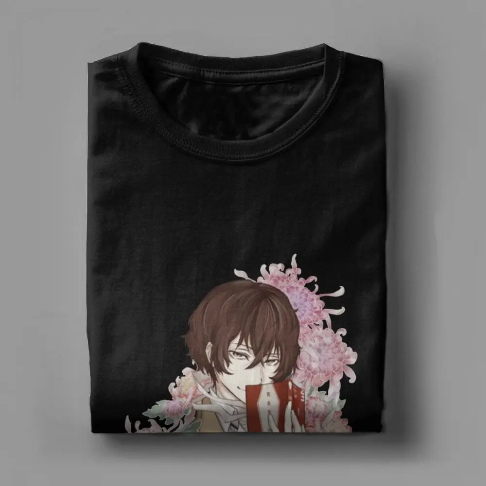 Dazai Bungo бродячие собаки мужские футболки аниме Bsd манга Osamu Awesome с коротким рукавом
