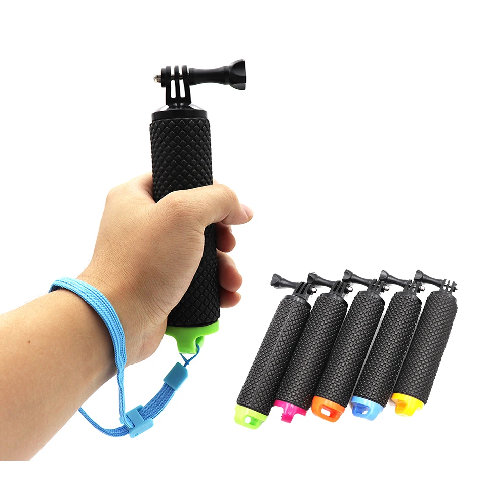 Treppiede Monopiede Per Asta Di Galleggiamento Con Impugnatura Galleggiante Per Gopro Go Pro Hero 9 8 7 6 5 4 Xiaomi Xiomi Yi 2 4 K 4 K Action Camera