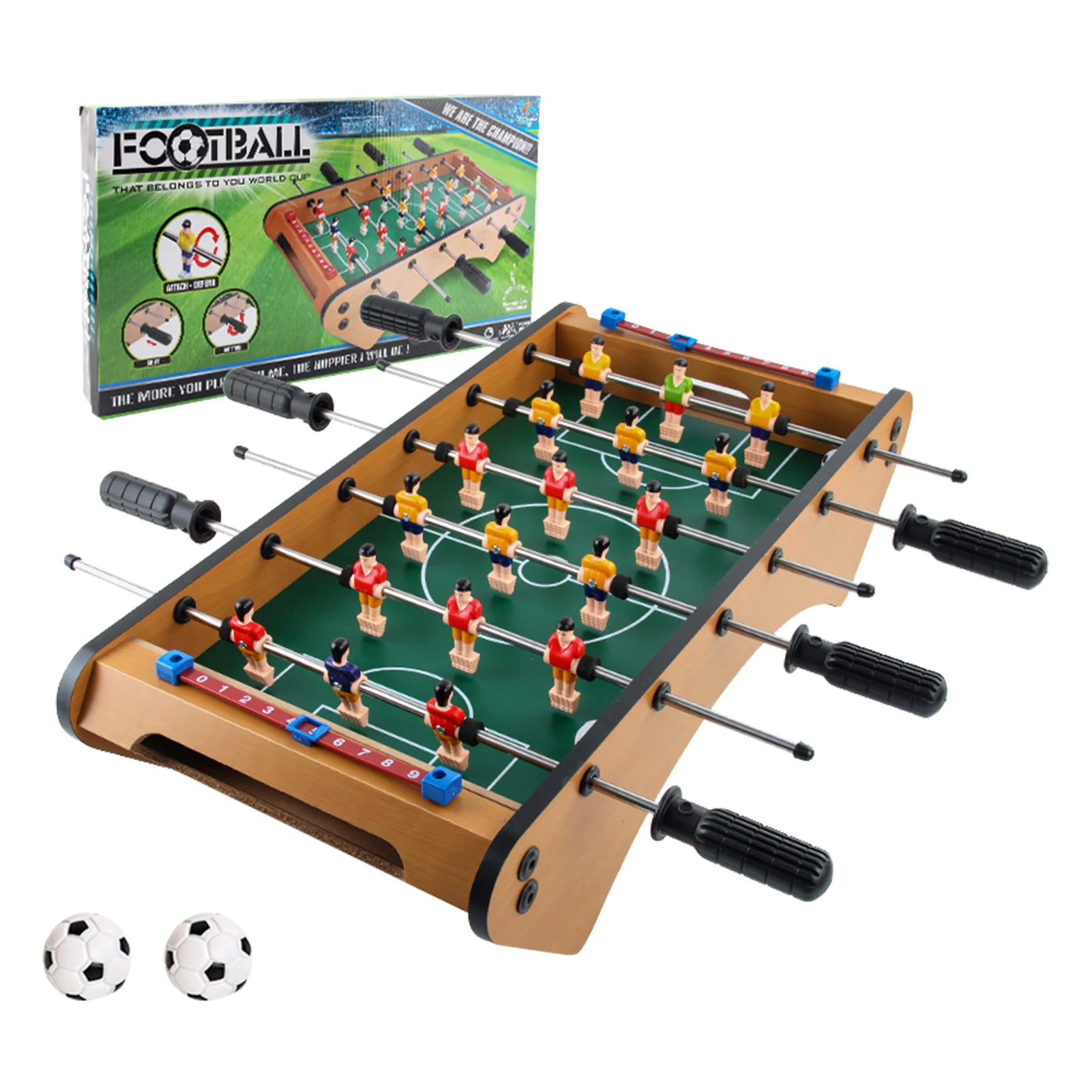 Fun Table Soccer Toy Sport Game Interactive Party Toy keebgyy Mini Tabletop Soccer Game Educational Puzzle Toy for Kids Adults Gift