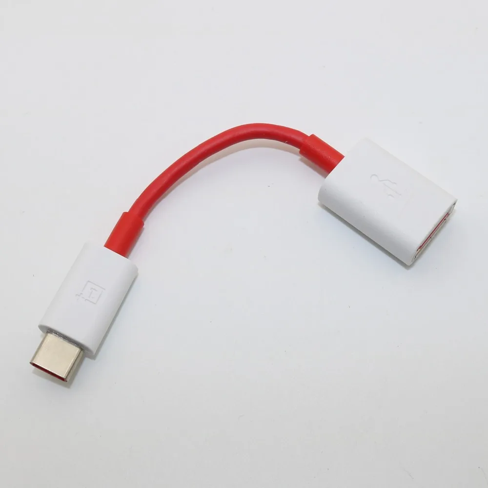 Original Oneplus OTG Type-C Adapter Cable for oneplus 3 3T 5 5T 6 Support Pen Drive / U Disk / Mouse / Game handle