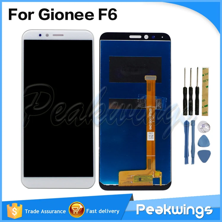 

Tested LCD For Gionee F6 LCD Display With Touch Screen Assembly For Gionee F6 Display