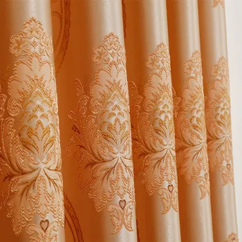 

High-Precision Yarn-dyed Jacquard Fabric Curtains Modern Minimalist Glorious for Living Room Curtains