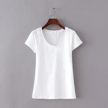 

Casual Short Sleeve O-Neck Ladies Female T Shirt Women T-Shirts 2019 Summer T Shirt Women Color