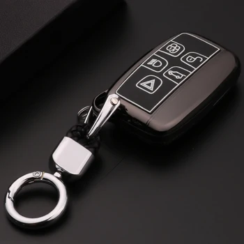 

Zinc alloy+Luminous Leather Car Key Cover Case For Land Rover Range Rover Sport Evoque Freelander 2 3 4 For Jaguar XF XJ XJL XE