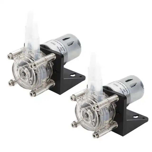 Asixxsix 500ml/min Peristaltic Pump - 12V Industrial Liquid Dosing Pump With Silicone Tube