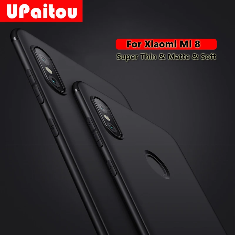 UPaitou Case for Xiami Mi 8 Soft Silicone Matte Ultra Slim Thin TPU Xiaomi Mi8 M8 Cover |