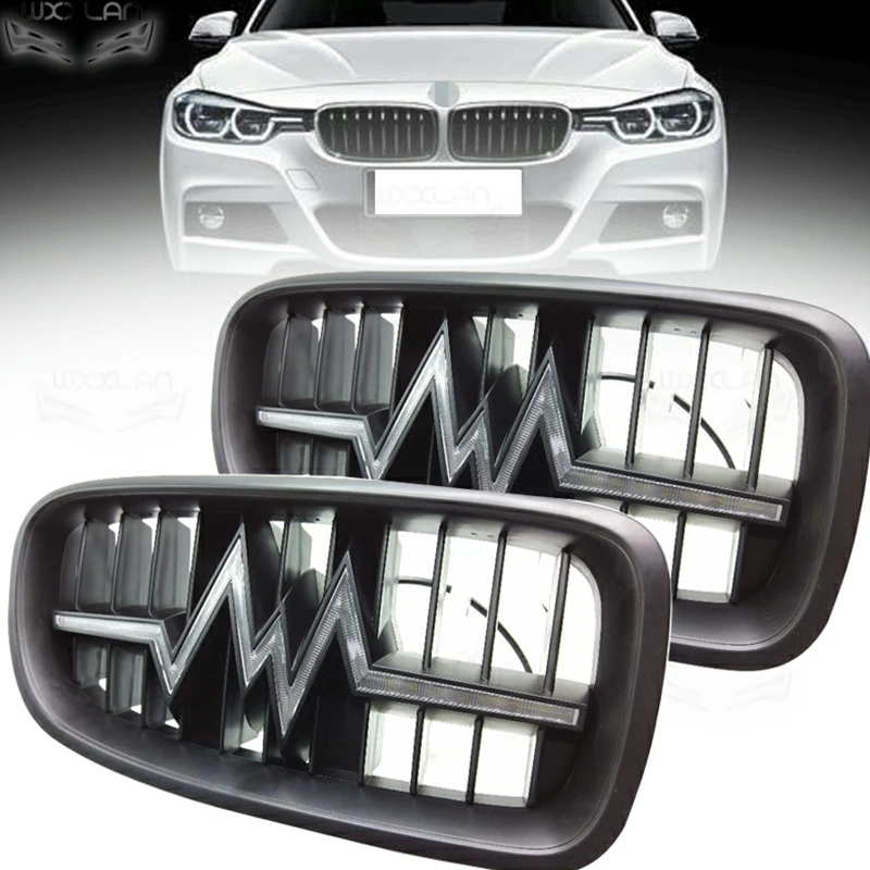 Для BMW 3 серии E46 E90 F30 F34 E92 E93 светодиодной подсветкой передний бампер светодиоды на