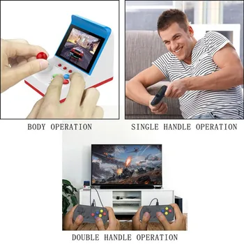 

Mini Game Console Retro USB Cable Arcade With Built-in 360 Game Dual Handle