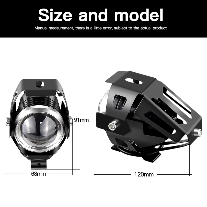 Phare LED Avant Pour Benelli TRK502 X / TRK 502 - 100W - Ampoule H7 - Blanc 6000K - 60000 Lm - Installation Plug & Play