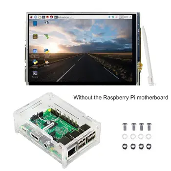 

Screen For Raspberry Pi 3.5" Touch Screen LCD Display Monitor With Transparent Protection Case For Raspberry Pi 3 2 Model B