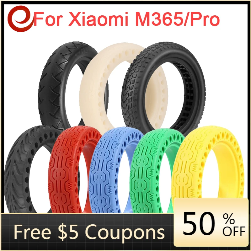 

For Xiaomi M365 Electric Scooter Tires Anti Puncture Hollow Tire Shockabsorber Wheel Tyre For M365 Pro Wholesale Dropshipping