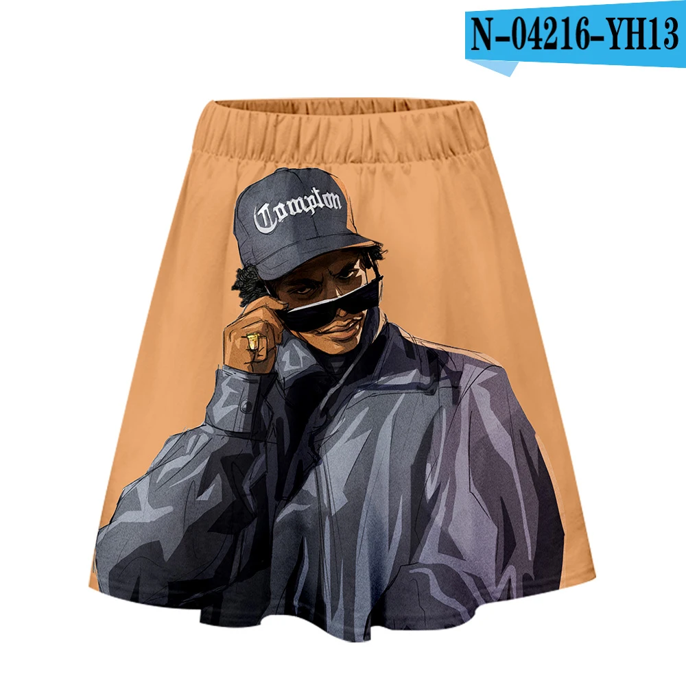 EAZY-E юбка Harajuku Повседневная стиль Harajuku поп EAZY-E юбки новые сексуальные Kpops Женские повседневные горячие продажи юбки - Цвет: A