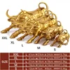 5 Sizes Golden Wall Street Bull OX Figurine Sculpture Charging Stock Market Bull Statue Home Office Decoration Gift ► Photo 3/6