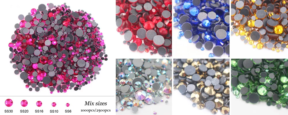 Promotion SS12-SS40 Crystals Claw Cup Rhinestone shiny strass stones metal base Fabric beads Craft Top Rhinestones For Clothes