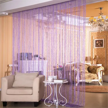 

String Door Curtain Beads Room Divider Window Panel Tassel Crystal Fringe Adorn Window Valance Door Divider Sheer Panel Curtains