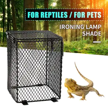 

Reptile Heater Guard Heating Bulb Lamp Enclosure Cage Protector Metal Mesh Lamp Cover Metal Lampshade