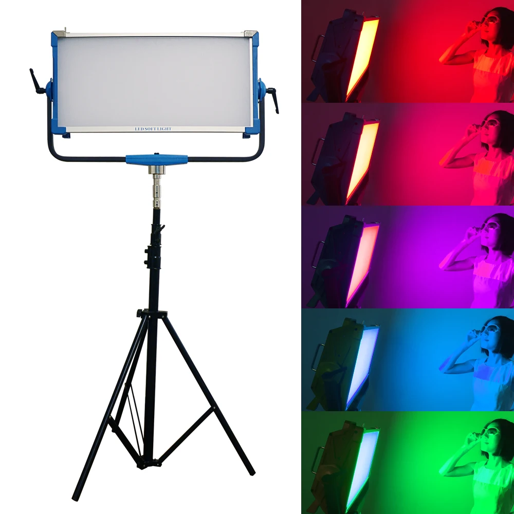

Yidoblo AI-3000C 300W RGB Studio Lamp LED Soft Light APP Remote Control Soft LED Lamp Photography Light For Studio Video Film