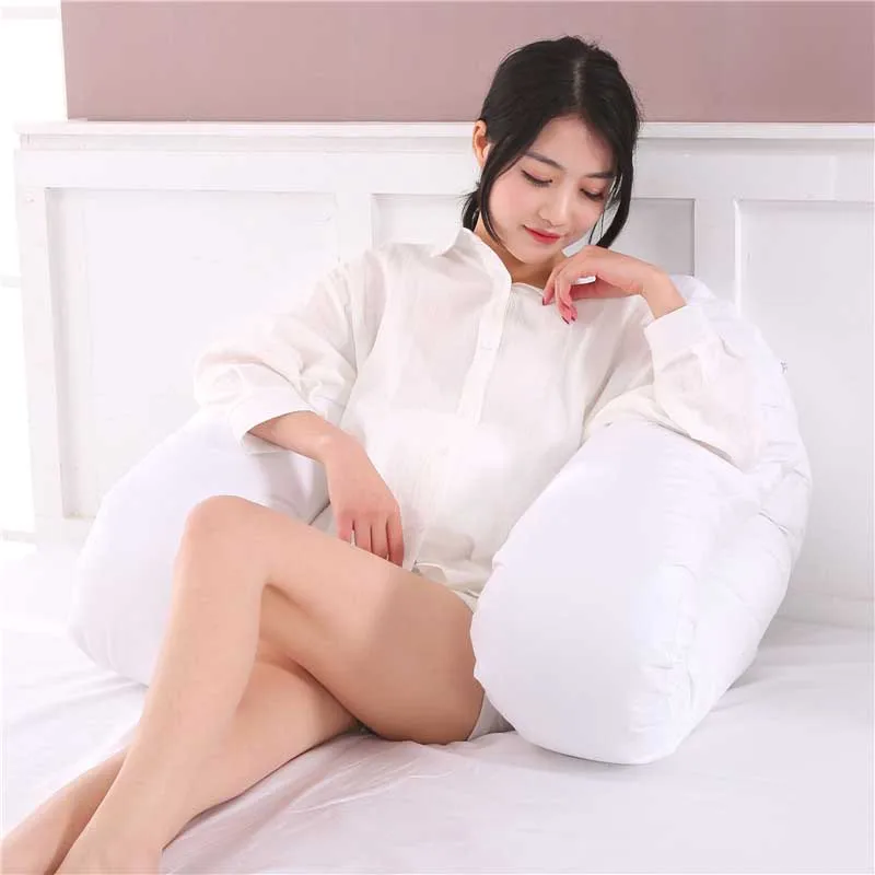 Pregnancy Women Side Sleeper Pillow Body U-Shape Multi Functional Support Cushion Pad
