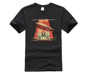 

Led-Zeppelin-Mothership-Distressed-Image-Black-T-Shirt-New-Official-Soft-T-Shirt-Casual-Short-Sleeve T shirt