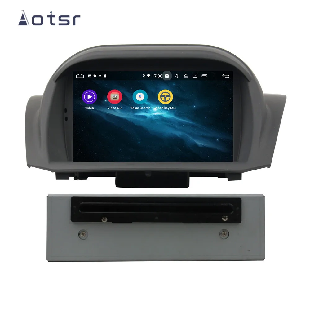 AOTSR 8 дюймов Android 9,0 DSP ips gps навигация Carplay автомобильный DVD радио плеер для Ford Fiesta 2013- мультимедийный плеер