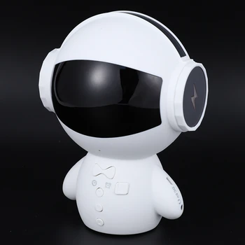 

Portable Bluetooth Speaker LED Display Alarm Clock FM Radio K Song Mic Subwoofer Robot Sound Player Phone Charging Treasure MP3