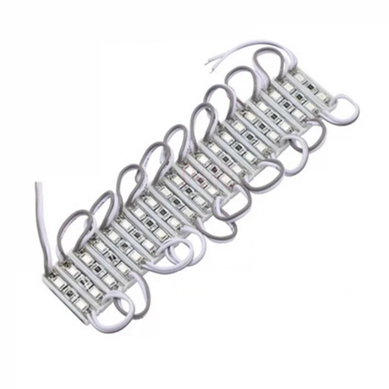 20pcs Small Size LED Modules DC 12V 2835 SMD 2 LEDs Backlight Waterproof IP65 LED Sign Lighting Red Green Blue Yellow White