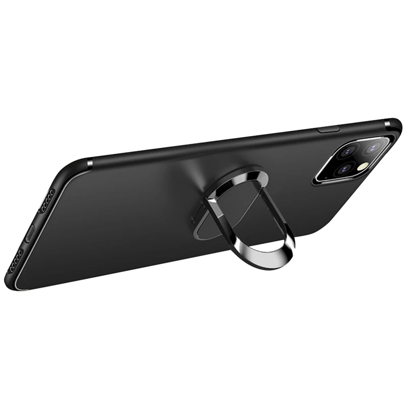 Роскошное кольцо на палец чехол для IPhone 11 Pro Max Coque автомобильный Магнитный