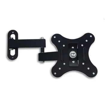 

Adjustable 14-27-Inch TV Wall-Mounted Bracket, Flat-Screen TV Frame, 15-Degree Tilt, Mobile LCD TV Monitor Bracket