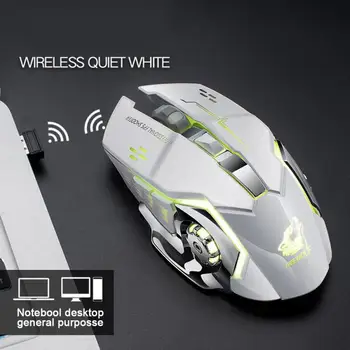 

Long Lasting Cool Touch Rechargeable Wireless Backlit USB Optical Ergonomic Gaming Mouse Mechanical Mouse PC Computer Mouse Mice