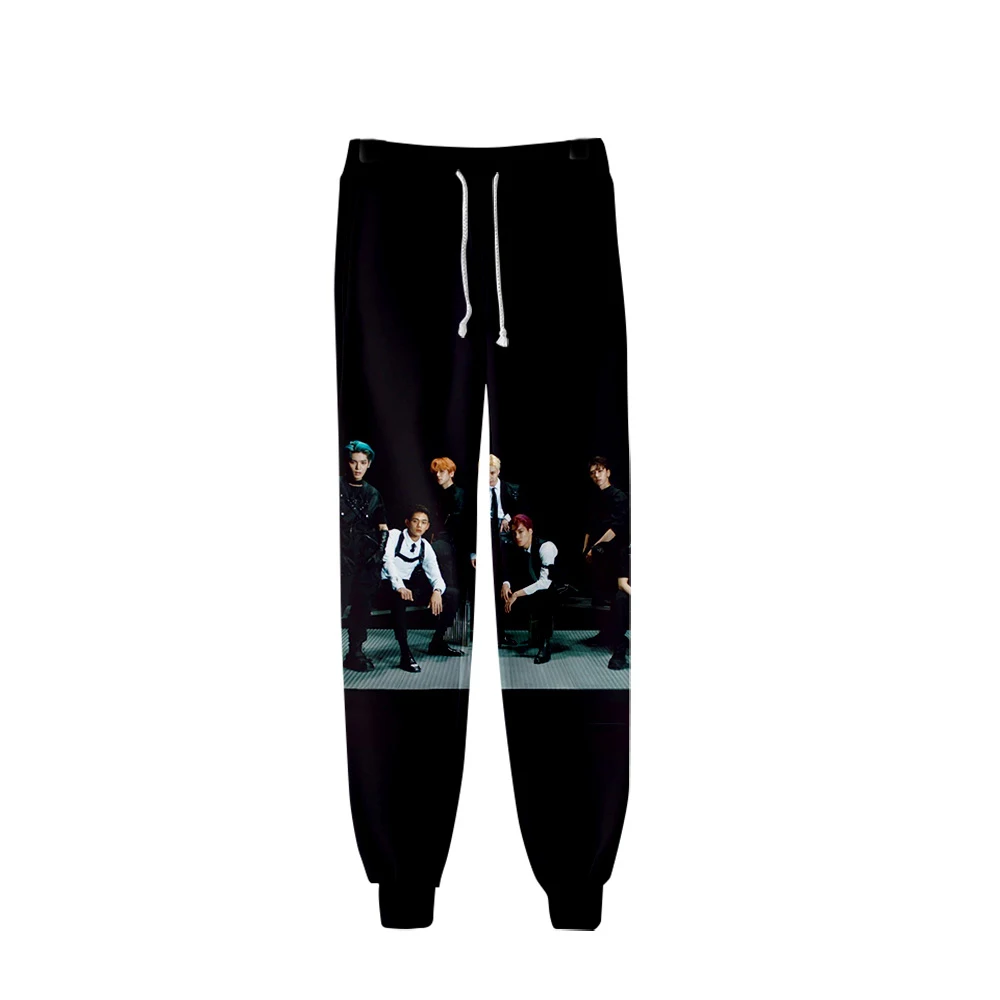 Kpop 3D SuperM casual pants women/Men's High Quality Sports sweatpants Fashion Popular Comfortable Casual Pants