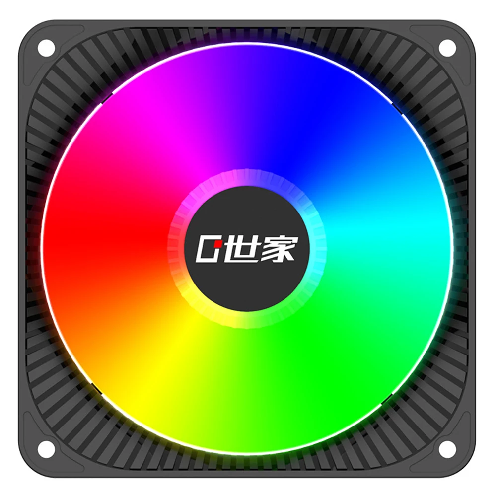 Чехол для компьютера PC Fan FC120S 12 см в светодиодный великолепный комплект радиатора