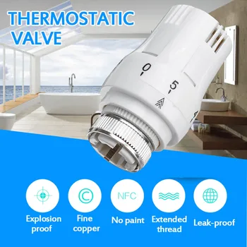 

Thermostatic Radiator Valve Heating System Remote Controller Bathroom Water Pneumatic Temperature Control Valve