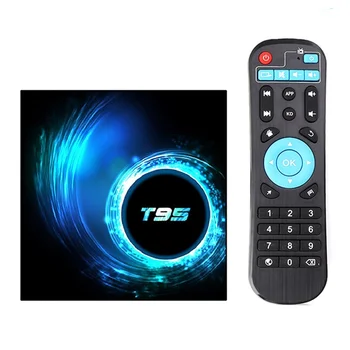 

T95 4K Android 10.0 TV Box HD Allwinner H616 2/4GB RAM 16/32/64GB ROM 2.4G WIFI Set Top Box Smart Media Player HDMI Network