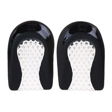 1 пара, женские, мужские, каблук, чашка, каблук для увеличения роста, стельки, подушка, амортизация, облегчение боли в ногах, мягкие вставки