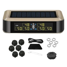 TPMS автомобильный беспроводной монитор давления в шинах для шины RV 6 колес давление в шинах ЖК-монитор система с 6 внешними датчиками
