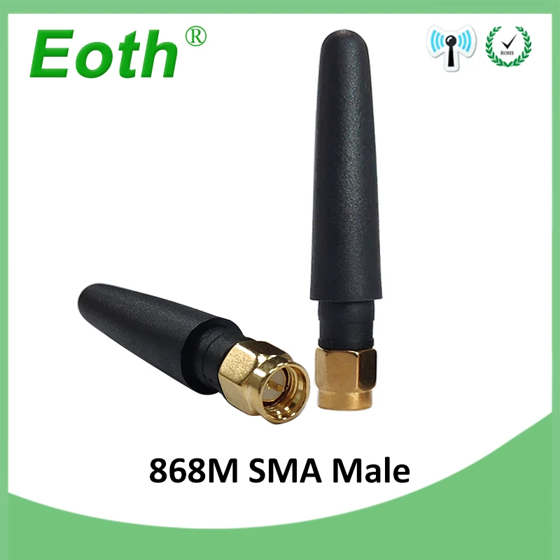 GSM 868 МГц 915 антенна 3 dbi SMA Штекерный разъем IOT белые маленькие антенны для Lorawan |