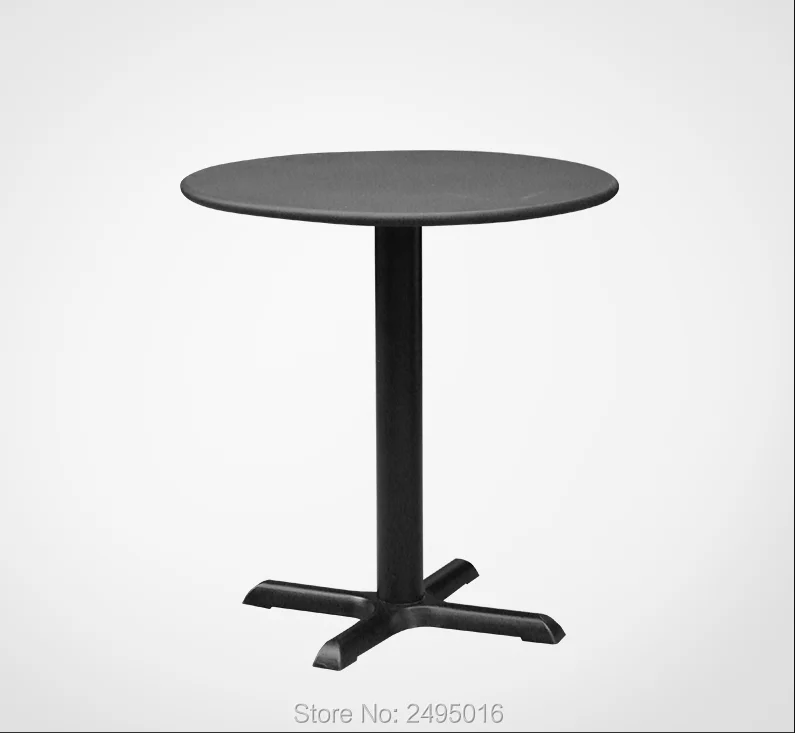 Dia70cm Iron Frame Outdoor Metal Patio Table All Weather For Garden Backyard Poolside Steel Anti Rust Garden Furniture Sets Aliexpress