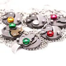 

Multifunctional coin knife box cutter small mini keychain tool portable stainless steel knife letter opener envelope opener