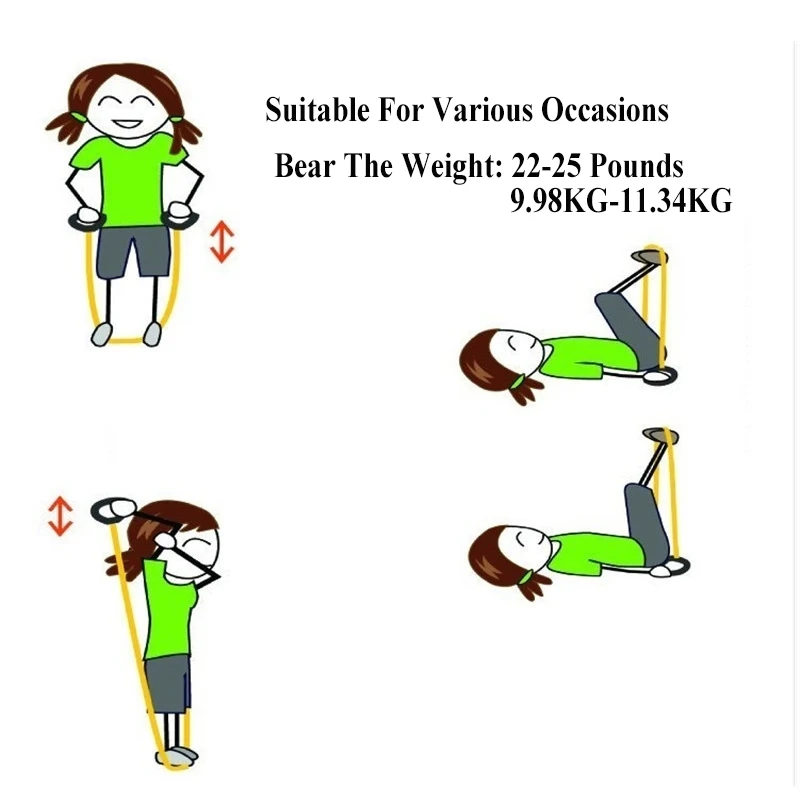 120cm Elastic Resistance Bands Yoga  (2)