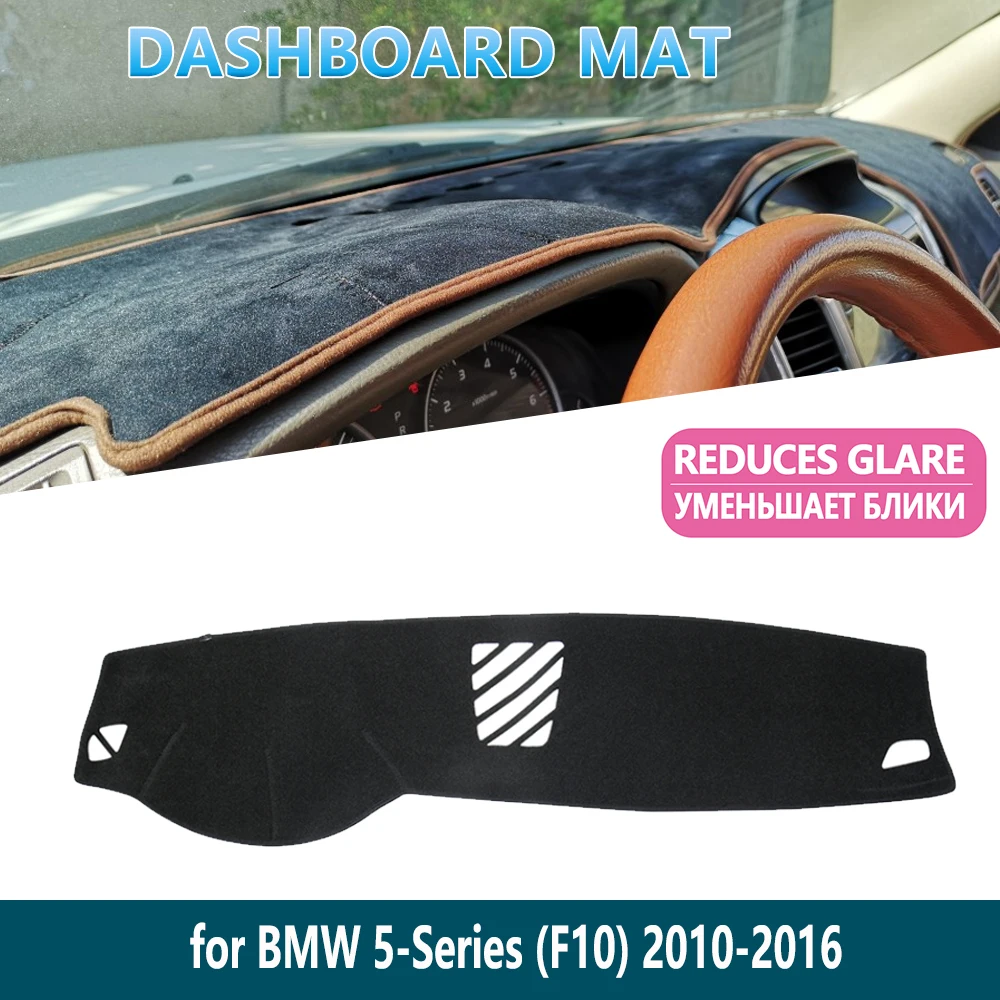 Коврик для приборной панели BMW 5 Series F10 2010 ~ 2016 520i 525i 530i 535i внутренняя