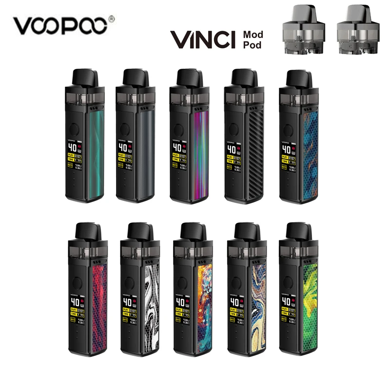 

Original VOOPOO VINCI Mod Pod Kit Vape 1500mAh Battery 5.5ml Pod Cartridge New GENE.AI chip VW Electronic Cigarette Vaporizer