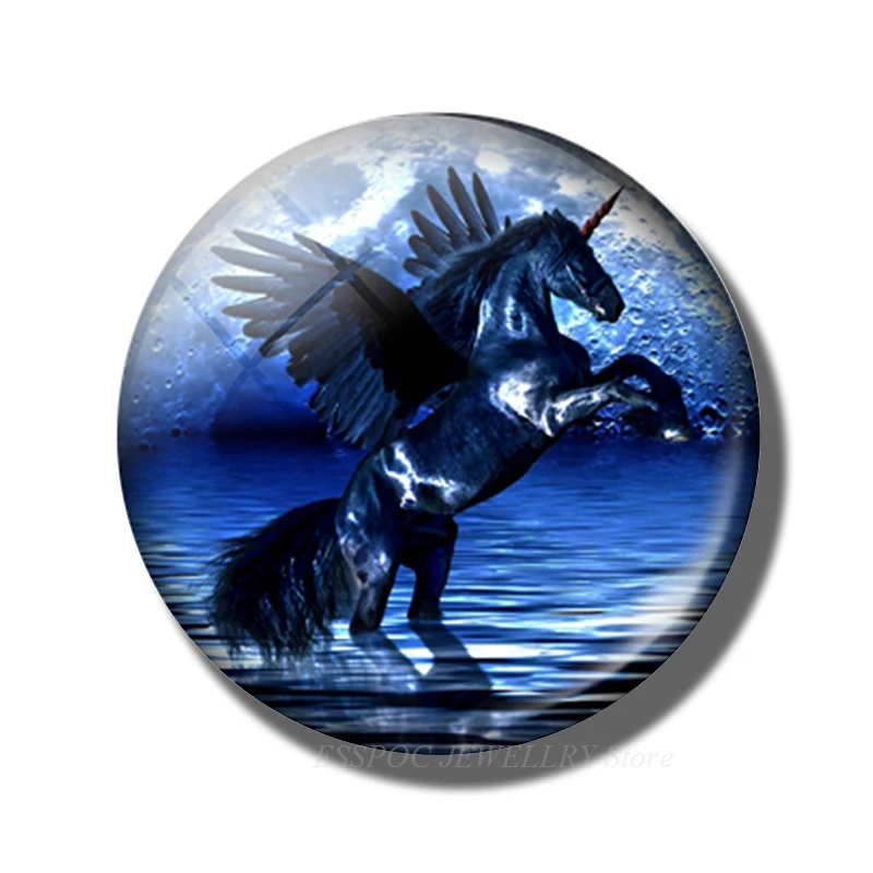 5 шт./компл. лошадь фото 12/16/20/25/30 мм бижутерия со стеклянными кабошонами животных Pegasus DIY кулон ювелирные изделия для женщин ювелирные Компоненты - Цвет: as show