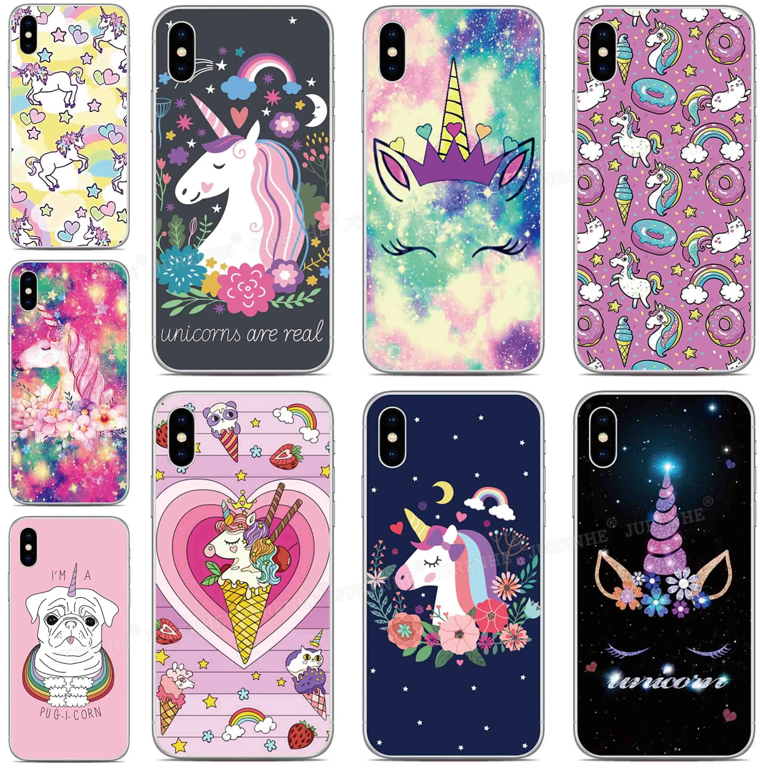 Colorful Rainbow Unicorn Cover For Cubot Note 20 7 X30 C30 P40 P30 P20 X19 R15 R19 Max 2 J3 Pro J7 J5 2019 X18 Plus Phone Case