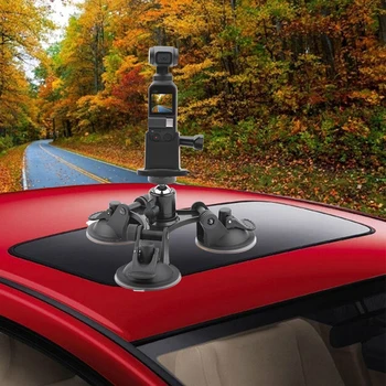 

Non Slip Holder Professional Quick Install Stable Car Suction Cup Base Adapter Set Sports Camera Accessories For OSMO Pocket